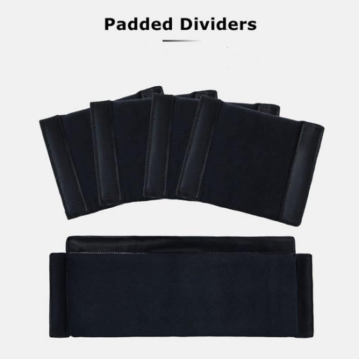 Cwatcun H80 Faltbare Innenkameratasche mit großem Fassungsvermögen, Fotoobjektivtasche, 22.5 x 18 x 13.5cm S, 30 x 19 x 15cm M, 34.5 x 19 x 26cm L – Bild 5