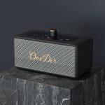 Oneder D3 Retro-Ledergehäuse, 30 W, Dual-Einheiten, kabelloser Bluetooth-Lautsprecher, D3