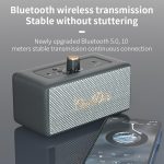 Oneder D3 Retro-Ledergehäuse, 30 W, Dual-Einheiten, kabelloser Bluetooth-Lautsprecher, D3 – Bild 4