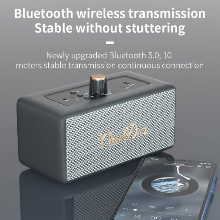 Oneder D3 Retro-Ledergehäuse, 30 W, Dual-Einheiten, kabelloser Bluetooth-Lautsprecher, D3 – Bild 4