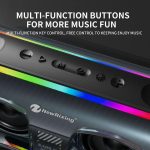 Neuer Rixing NR8806 tragbarer kabelloser Bluetooth-Lautsprecher für den Außenbereich, bunter RGB-Subwoofer, Single Mic, Dual Mic, Without Mic – Bild 5