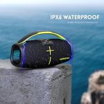 HOPESTAR H61 Wasserdichter tragbarer 50-W-Surround-Bluetooth-Lautsprecher für den Außenbereich – Bild 5