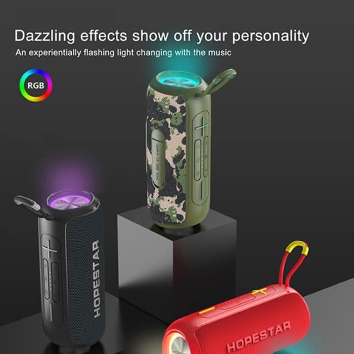 HOPESTAR P26 Tragbarer, wasserdichter, umwerfender Bluetooth-Lautsprecher für den Außenbereich – Bild 5
