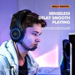 A8 Gaming Wireless Headset Stereo Over-Ear-Kopfhörer mit kabelgebundenem Mikrofon – Bild 6