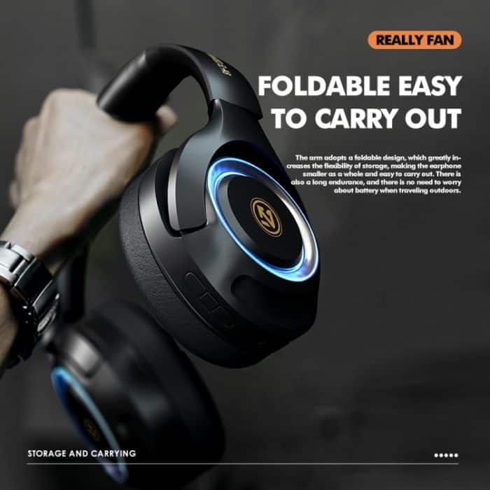 A8 Gaming Wireless Headset Stereo Over-Ear-Kopfhörer mit kabelgebundenem Mikrofon – Bild 8