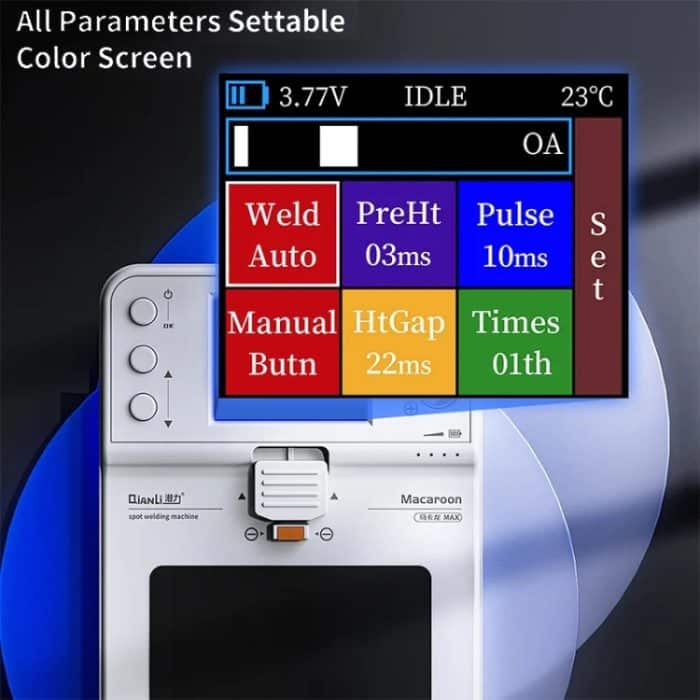 QianLi Macaron Max Tragbare Doppelimpuls-Punktschweißmaschine mit integriertem Akku – Bild 9