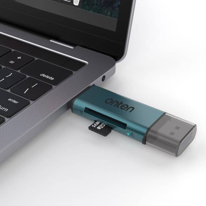 Onten CR532 2-in-1 USB-A / USB-C auf SD2.0 / TF2.0 USB-Kartenleser, CR532 – Bild 6