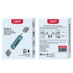 Onten CR532 2-in-1 USB-A / USB-C auf SD2.0 / TF2.0 USB-Kartenleser, CR532 – Bild 7