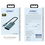 Onten UC981 8K 30Hz USB-C / Typ-C zu HDMI Videokonverter-Adapter, UC981 – Bild 7