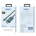 Onten UC982 8K 60Hz USB-C/Typ-C zu HDMI Video HD Konvertierungskabel, UC982 – Bild 8