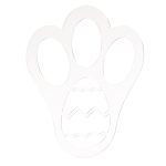 Acryl-Osterhasen-Fußabdruck-Vorlage, Single Footprint, Dual Footprint