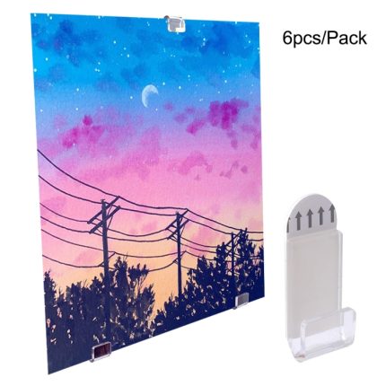 An der Wand montierter, lochfreier Schallplattenständer aus Acryl, 6pcs, 18pcs, 30pcs