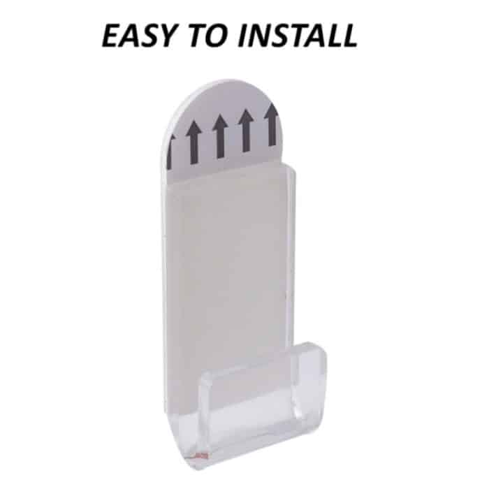 An der Wand montierter, lochfreier Schallplattenständer aus Acryl, 6pcs, 18pcs, 30pcs – Bild 4