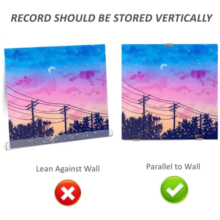 An der Wand montierter, lochfreier Schallplattenständer aus Acryl, 6pcs, 18pcs, 30pcs – Bild 5