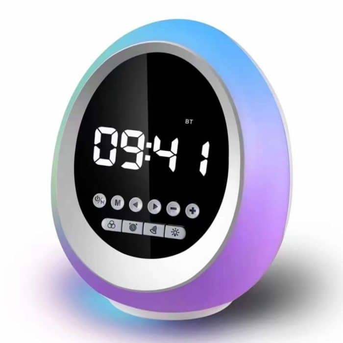 P13 Multifunktionaler kabelloser RGB-Bluetooth-Lautsprecher mit bunten Lichtern, Wecker und Uhr, P13 – Bild 1