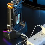 GQ-18 RGB Colorful Mech Mechanischer wasserdichter kabelloser Bluetooth-Desktop-Subwoofer, with Dual Mic, Without Mic – Bild 11