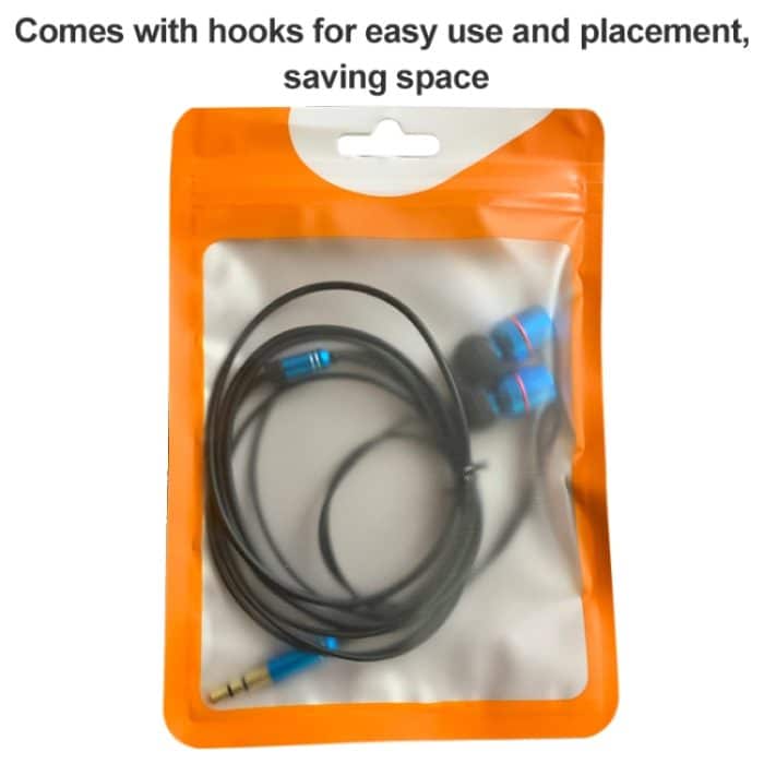 100 Stück/Packung perlmuttfarbene, durchscheinende CPP-Kunststoffverpackung mit Druckverschluss, 10.5x15cm, 12x17cm – Bild 3