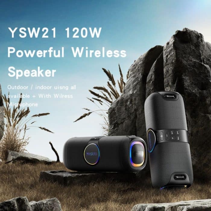 Yesido YSW21 Tragbarer kabelloser Bluetooth-Außenlautsprecher mit Mikrofon, YSW21 – Bild 2