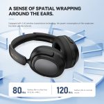 Eking ANC Noise Cancelling Wireless Gaming Low Latency Headband Drahtlose Bluetooth-Kopfhörer, With 2.4G, Without 2.4G – Bild 11
