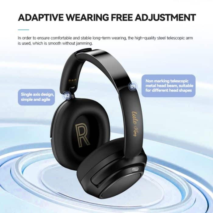 Eking ANC Noise Cancelling Wireless Gaming Low Latency Headband Drahtlose Bluetooth-Kopfhörer, With 2.4G, Without 2.4G – Bild 14