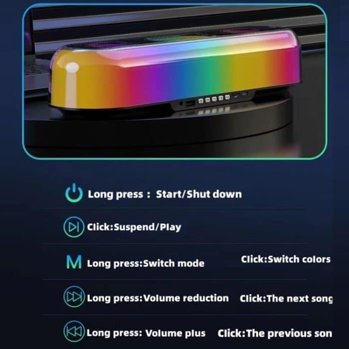 Tragbarer V10 Outdoor-Subwoofer, Heimlautsprecher mit großem Volumen – Bild 7