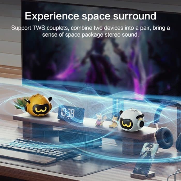 MY303 Tragbarer Mike Mini-Bluetooth-Lautsprecher – Bild 4