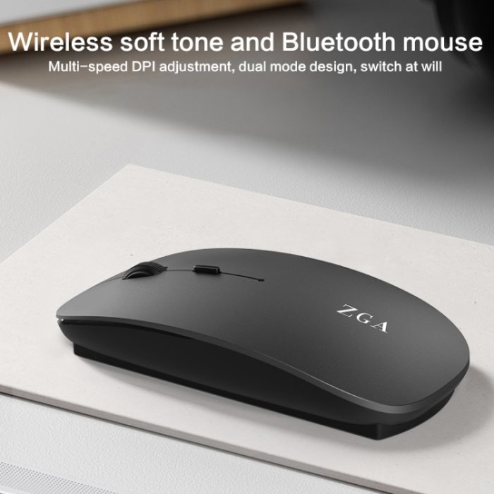 ZGA Chinchilla Dual Mode Wireless 2.4G + Bluetooth 5.0 Maus – Bild 2