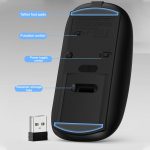 ZGA Chinchilla Dual Mode Wireless 2.4G + Bluetooth 5.0 Maus – Bild 4