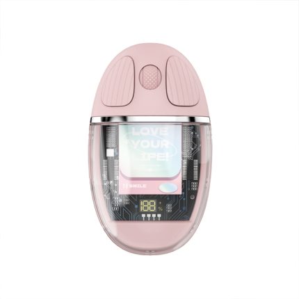ZGA Bunte transparente Dual Mode Wireless 2.4G + Bluetooth 5.0 Maus