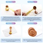 AS303 Europäischer Stil, Feuerfarbe, Siegelstempel, Ofen, DIY-Handbuch, Versiegelungswerkzeug – Bild 4