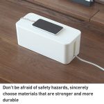 Kabel-Organizer, Aufbewahrungsbox, Steckdosenleiste, Anschlussdose, Large, Medium, Small – Bild 5