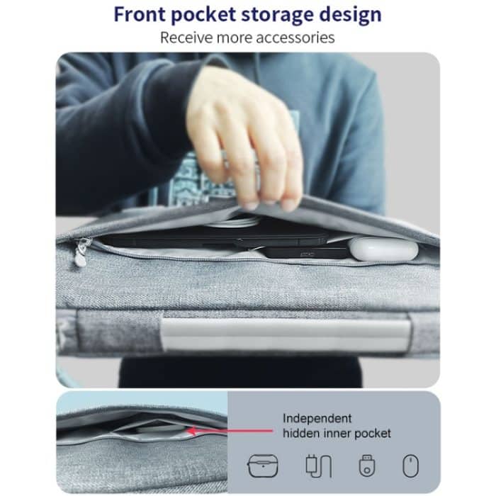 ZGA BG-01 Wasserdichte Laptop-Handtasche, 14 inch, 16 inch – Bild 7