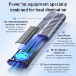 ORICO ACOM2-U4 40 Gbit/s M.2 NVMe SSD-Gehäuse, ACOM2-U4 – Bild 2