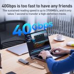 ORICO ACOM2-U4 40 Gbit/s M.2 NVMe SSD-Gehäuse, ACOM2-U4 – Bild 3