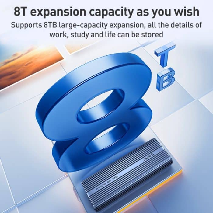 ORICO ACOM2-U4 40 Gbit/s M.2 NVMe SSD-Gehäuse, ACOM2-U4 – Bild 4