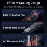 ORICO CNM2-U4 40 Gbit/s USB4 M.2 NVMe SSD-Gehäuse, CNM2-U4 – Bild 4