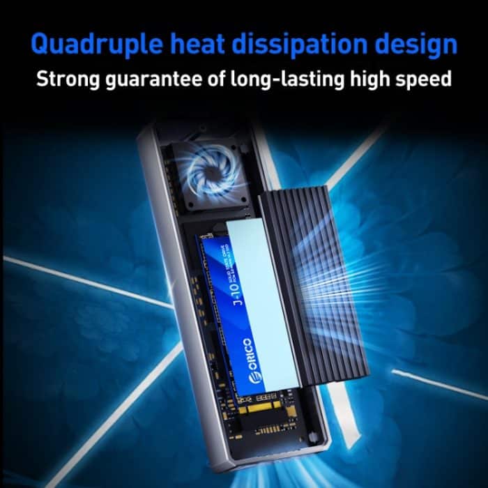 ORICO CNM2-G20 20 Gbit/s M.2 NVMe SSD-Gehäuse, CNM2-G20 – Bild 3