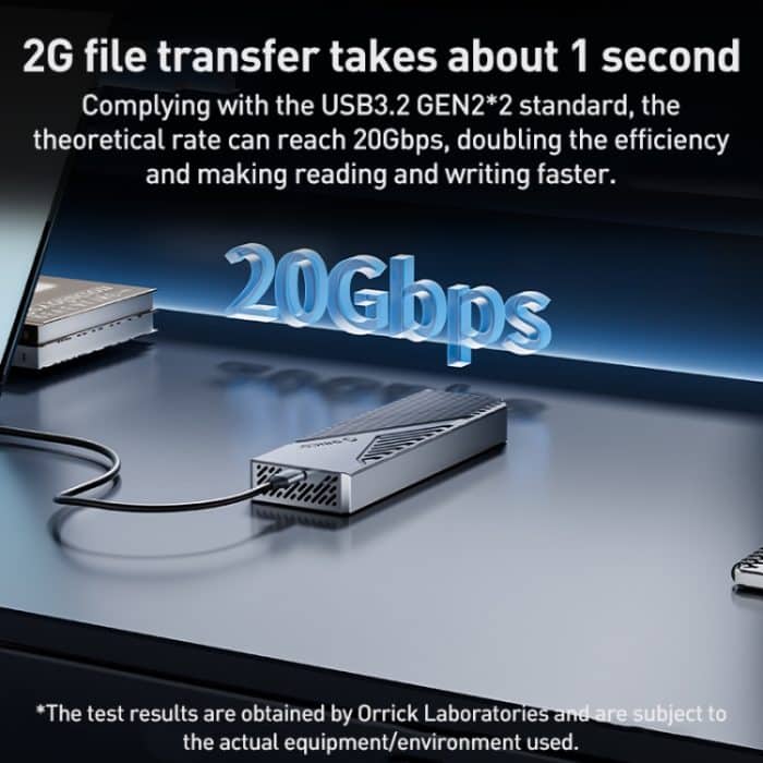 ORICO CNM2-G20 20 Gbit/s M.2 NVMe SSD-Gehäuse, CNM2-G20 – Bild 4