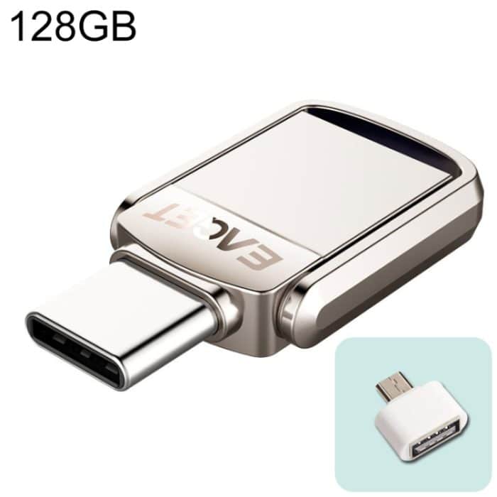 EDA00639201.jpg USB 3.1 + USB-C-Schnittstelle Metal Twister Flash U Disk, mit Micro-USB-OTG-Adapter, 128G, 64G, 32G – Bild 1