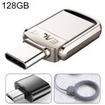 USB 3.1 + USB-C-Schnittstelle Metal Twister Flash U Disk, mit Micro-USB-Adapter und Trageband, 128G, 64G, 32G