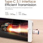 USB 3.1 + USB-C-Schnittstelle Metal Twister Flash U Disk, mit Micro-USB-Adapter und Trageband, 128G, 64G, 32G – Bild 6