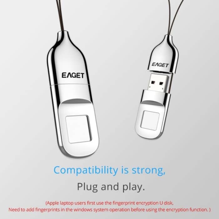 USB 2.0-Schnittstelle, Metall-Flash-U-Disk mit Fingerabdruckerkennung, FU5 64G, FU5 32G – Bild 12