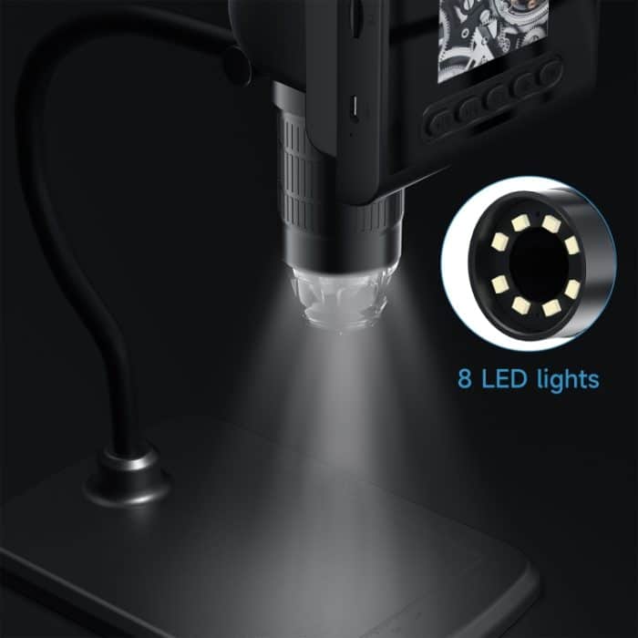 P190 1000X Desktop-HD-Digitalmikroskop mit 2,4-Zoll-Bildschirm – Bild 8