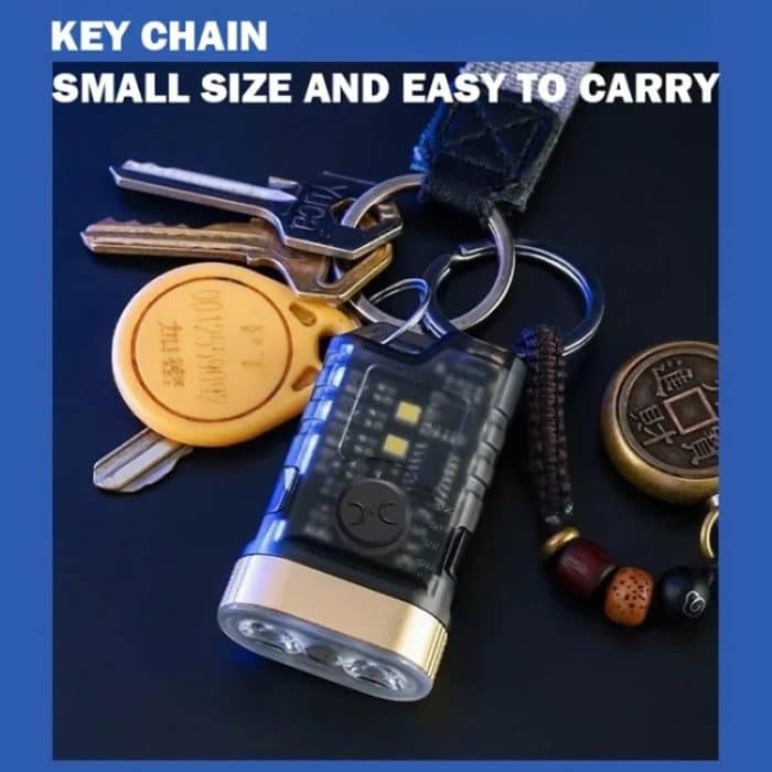 A11 Multifunktions-Mini-tragbare Taschenlampe mit zwei LEDs, A11 – Bild 12