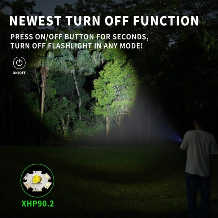 A800 20W Spotlight 2000LM USB wiederaufladbare LED-Taschenlampe, A800 – Bild 6