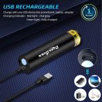 V4-365 Taschenlampe mit schwarzer Linse und 365-nm-UV-Strahlungserkennung, V4-365 – Bild 7