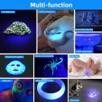 V4-365 Taschenlampe mit schwarzer Linse und 365-nm-UV-Strahlungserkennung, V4-365 – Bild 9