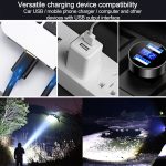 813 T40 1200LM wiederaufladbare USB-LED-Taschenlampe, 813 – Bild 7