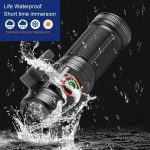 W5183 4 LEDs Highlight Mini wiederaufladbare Taschenlampe, W5183 – Bild 6