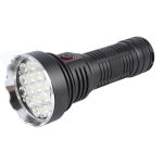 W5201-1 19 LEDs 3200LM Superhelle wiederaufladbare Taschenlampe, W5201-1